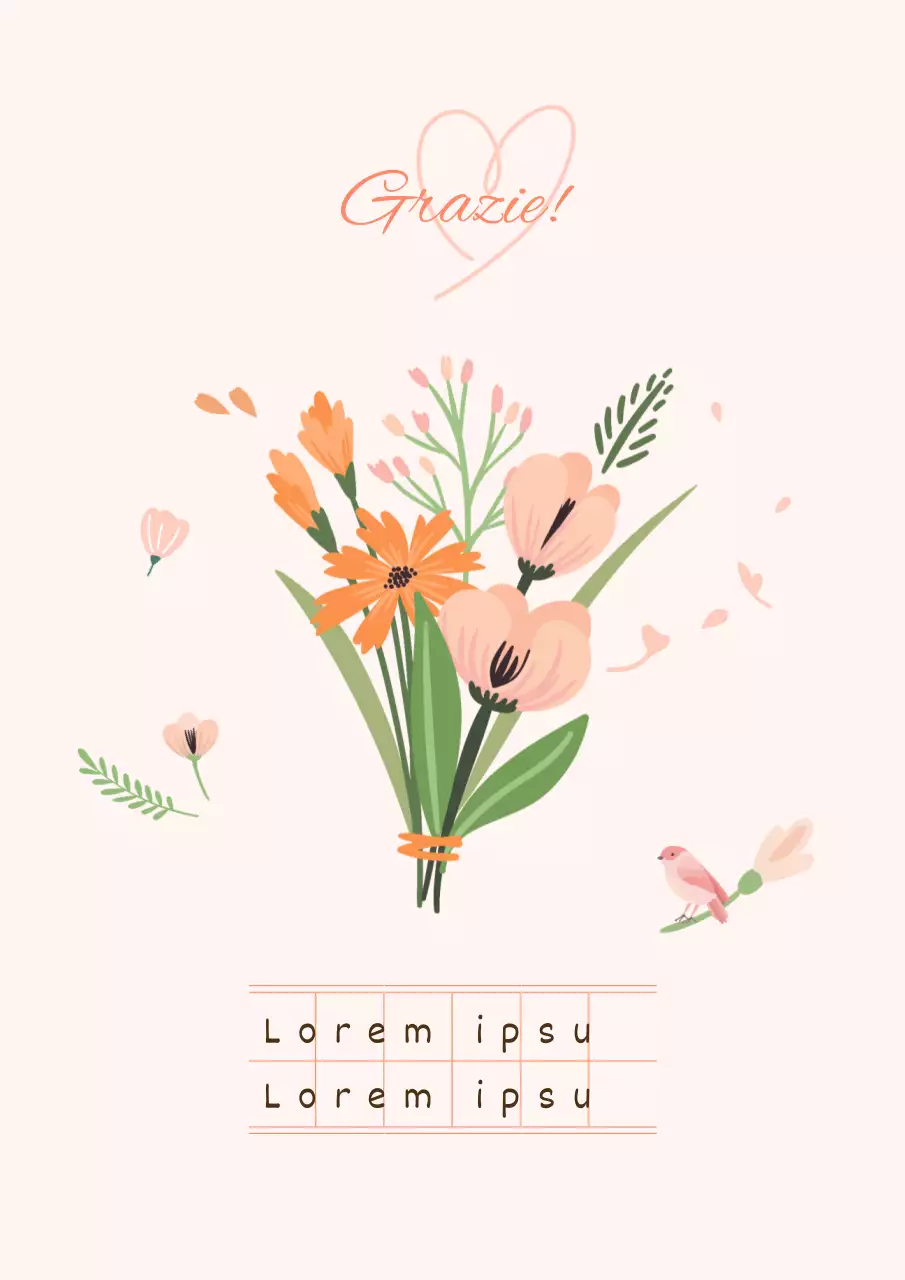 Un biglietto di ringraziamento per l'insegnante