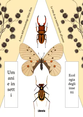 Ecologia degli insetti calmi gialli e marroni