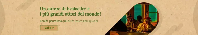 Promuovete un audiolibro di concetto su carta verde e marrone