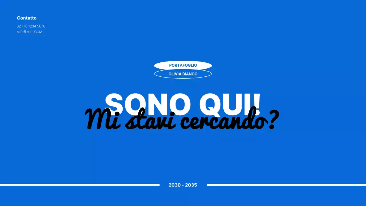 Un portafoglio blu e organizzato