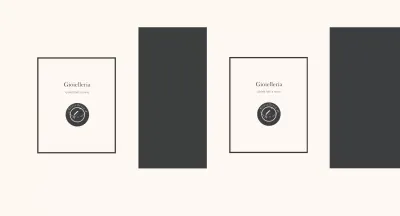 Beige Nero Negozio di gioielli moderni