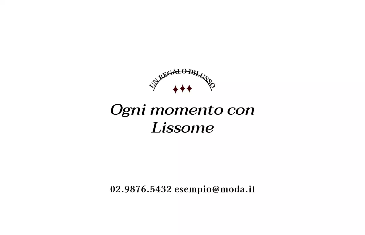 Un biglietto da visita semplice e di classe, in bianco e nero.