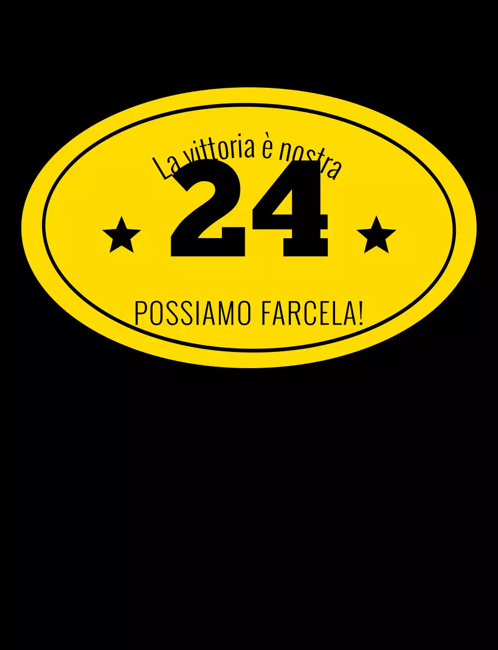 Linea dell'anca illustrazione numero posteriore concetto scuola gruppo maglietta in giallo