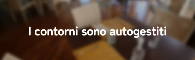 Contorno in stile semplice Istruzioni per l'autotest