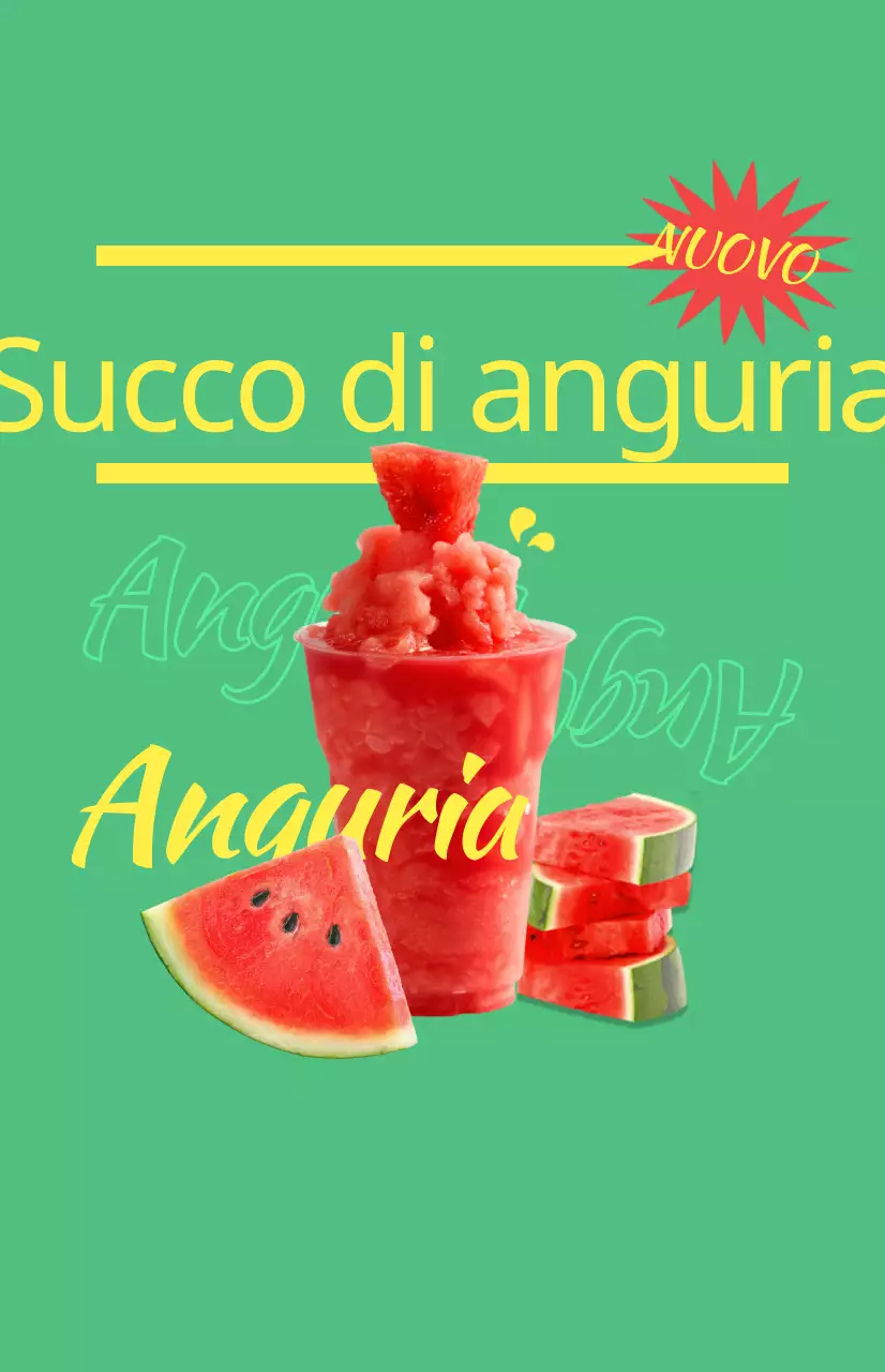 Promuovete il menu del vostro caffè con immagini e testi illustrati e colorati sulle bevande