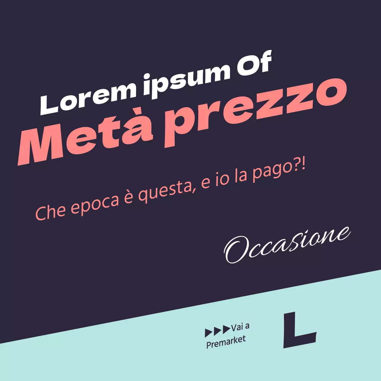 Metà sconto