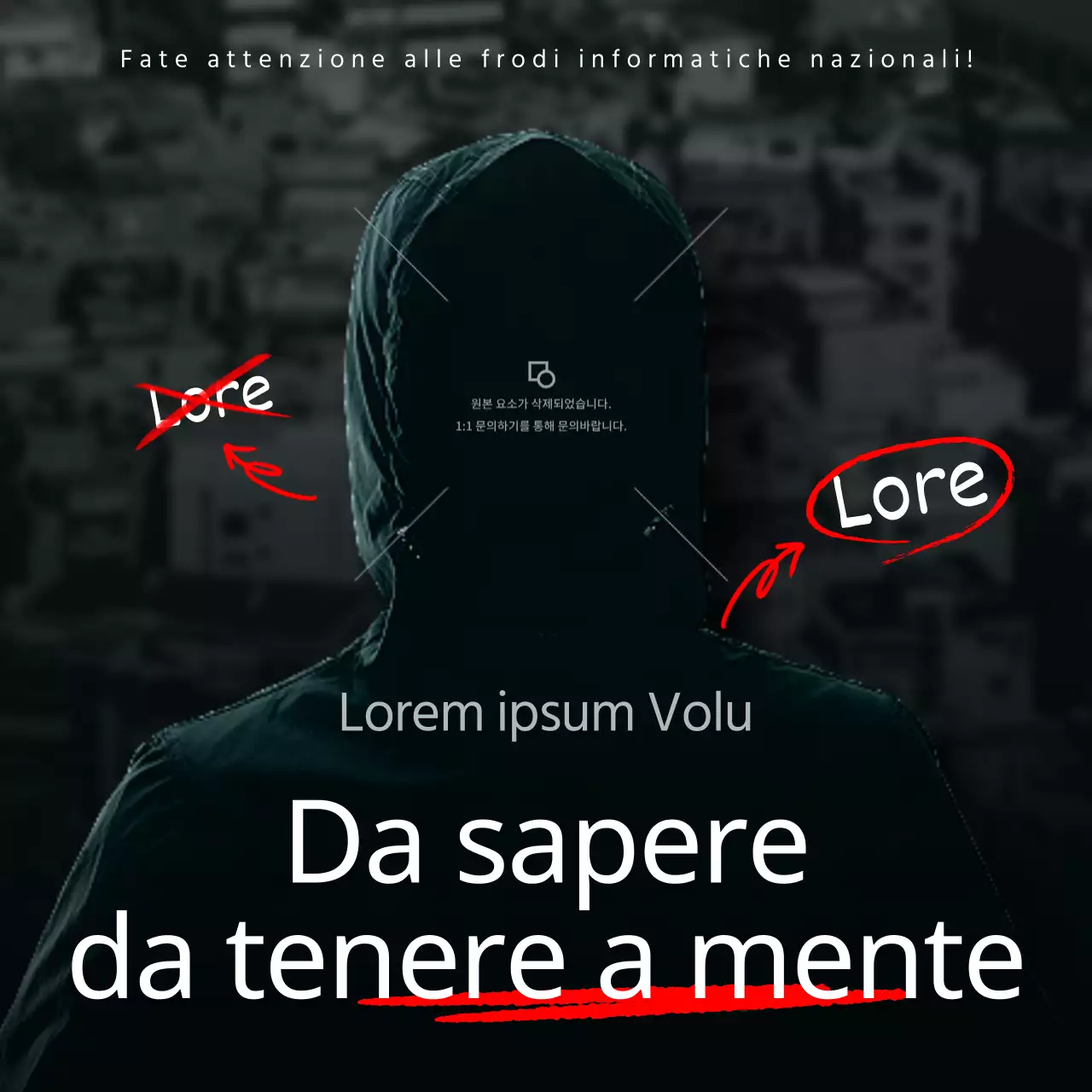 Note di contratto di noleggio semplici e scure in bianco e nero e rosso