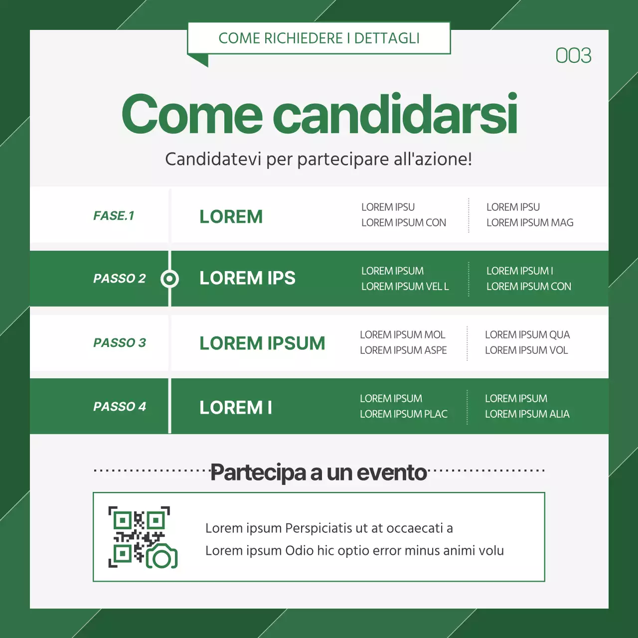 Promuovere l'assunzione di attività fisica con un'atmosfera verde e da parco giochi.