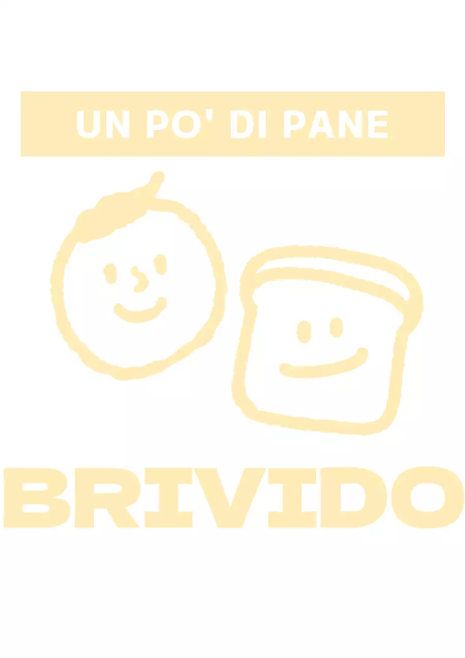 Design pulito di una panetteria con un simpatico umano giallo e un'illustrazione del pane