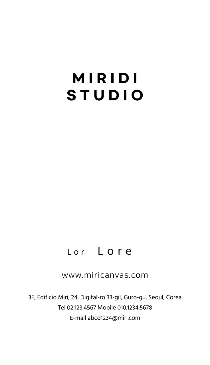 Studio semplice in bianco e nero