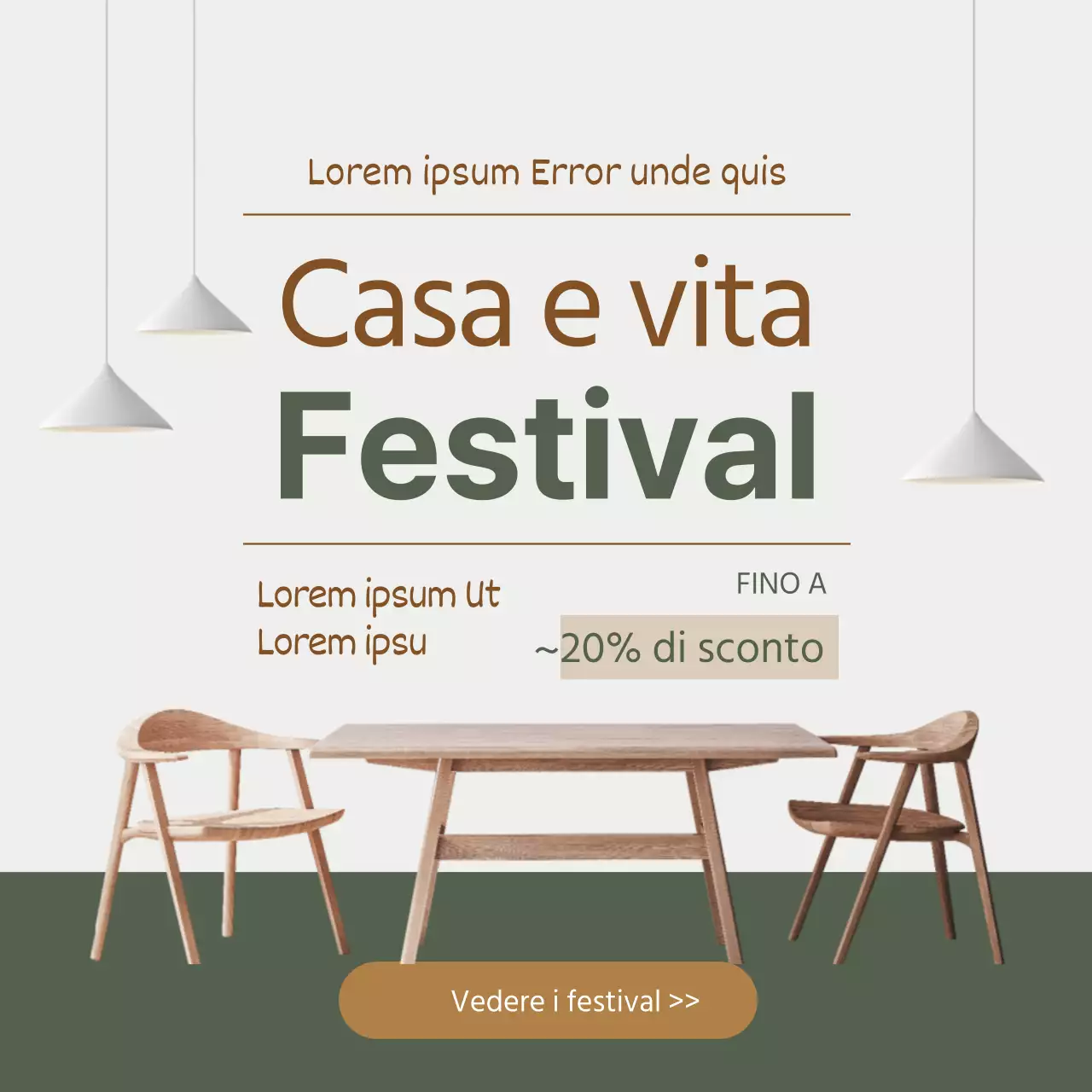 Evento di risparmio del Festival del verde e dell'ordine per la casa
