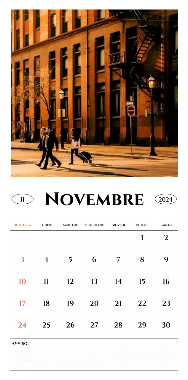 Calendario da parete in stile semplice con concetto di fotografia di viaggio emozionale in bianco e nero