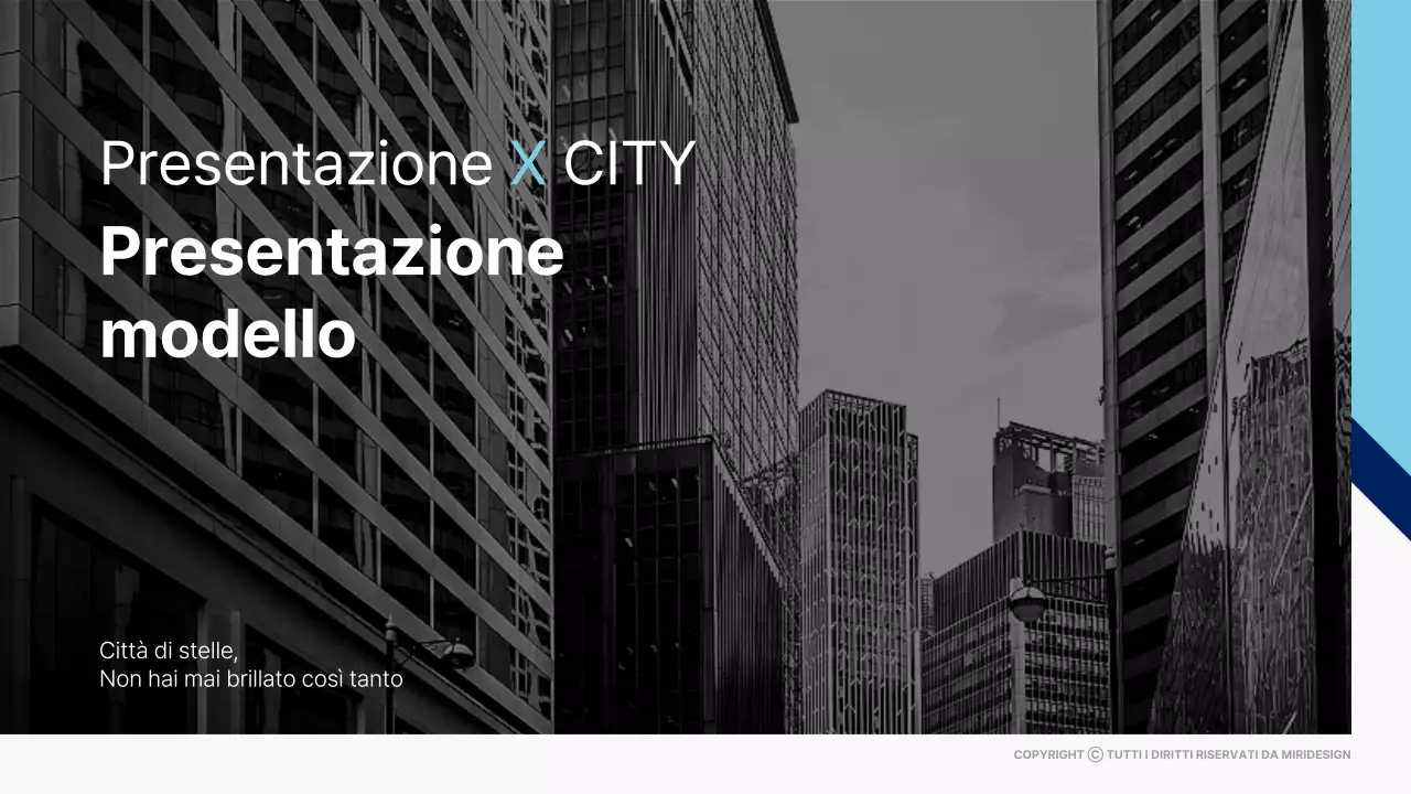 Modello di città in bianco e nero