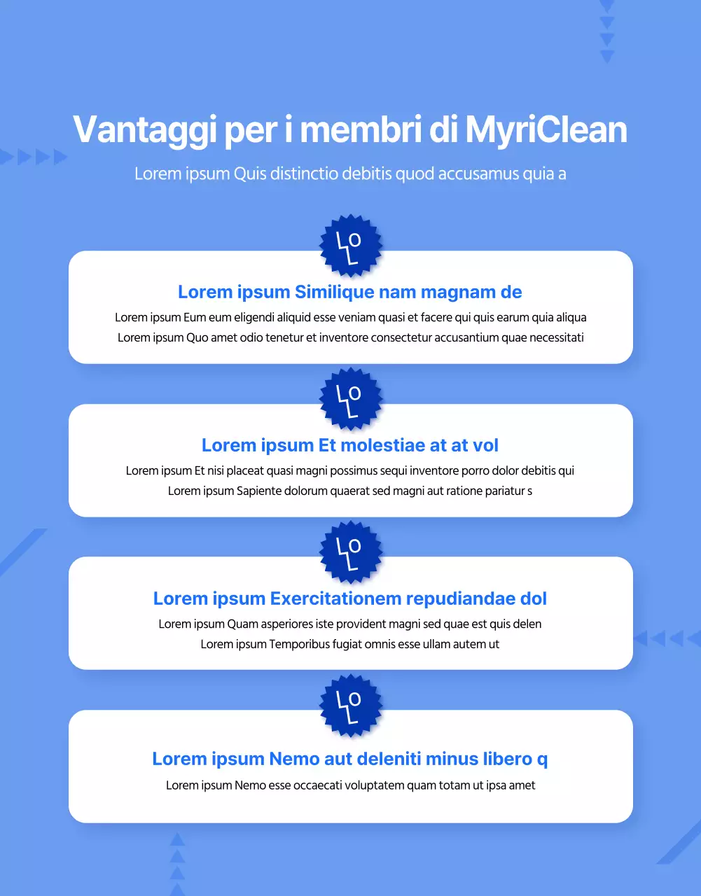 Una semplice pubblicità blu e gialla per la pulizia dei condizionatori d'aria