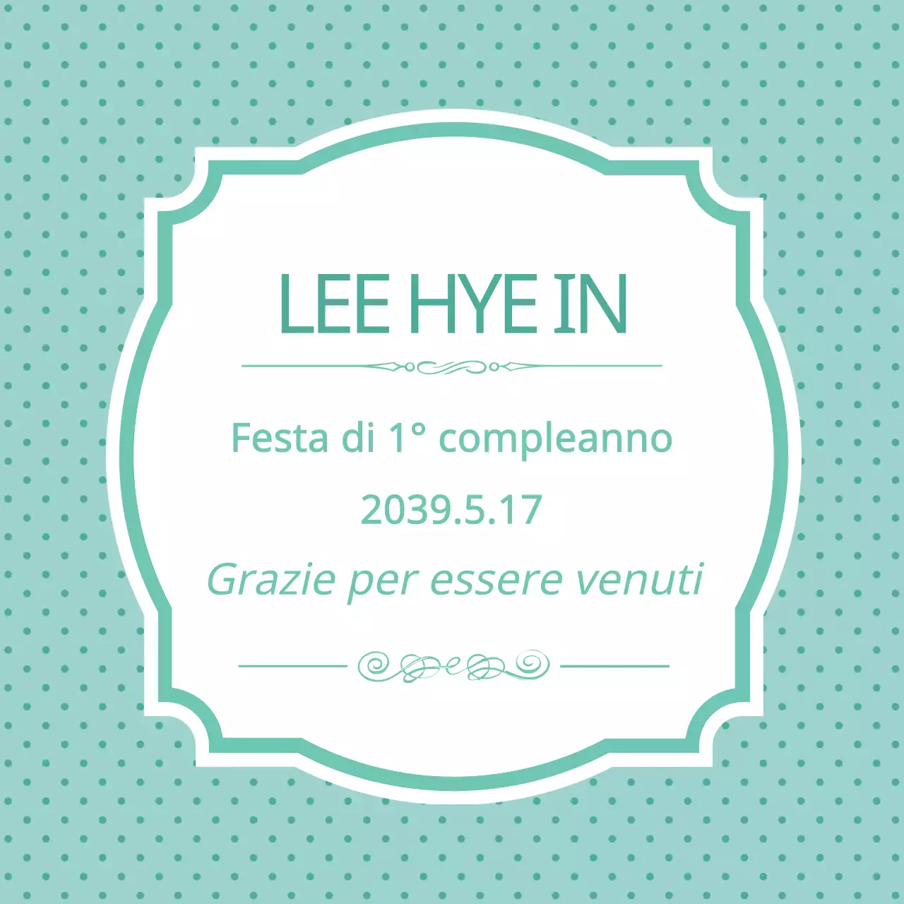 Grazie per essere venuti