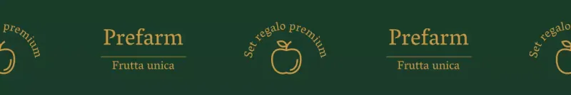 Modello di logo di fattoria in stile semplice in verde scuro e ocra