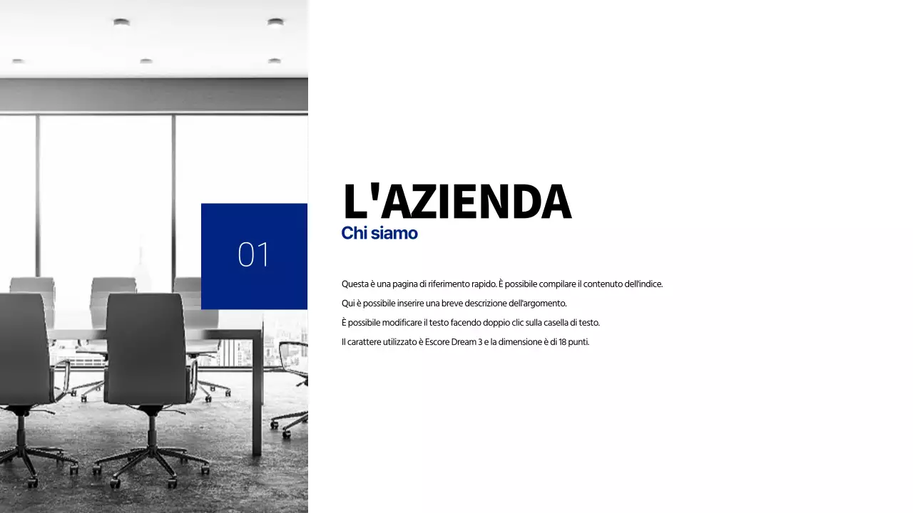 Lettera aziendale minimalista