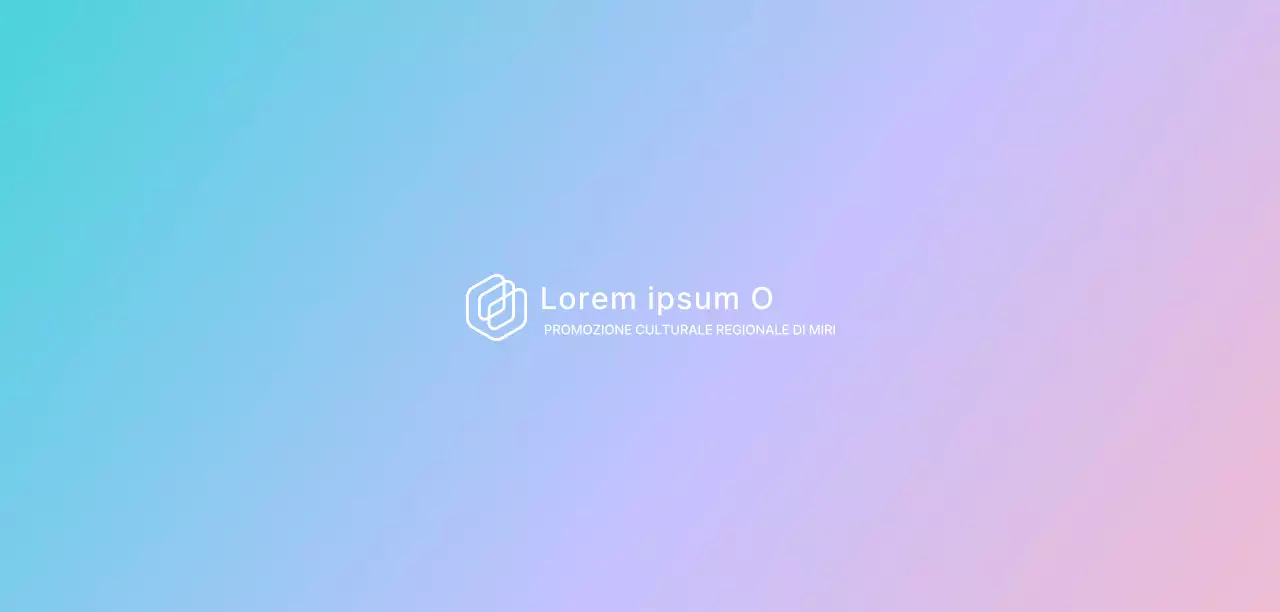Promuovere un festival istituzionale con uno sfondo sfumato di blu e viola.