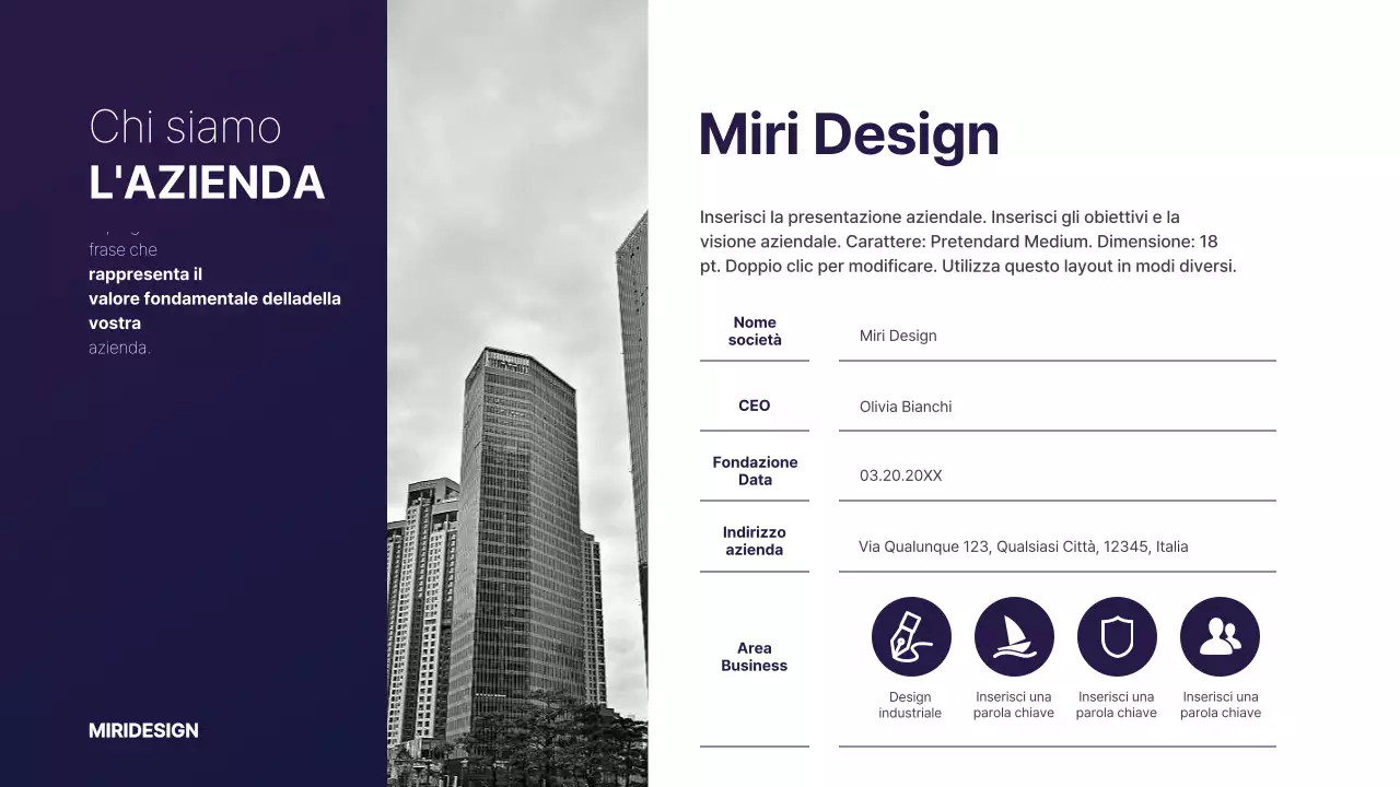 Sintesi del servizio Purple Tone