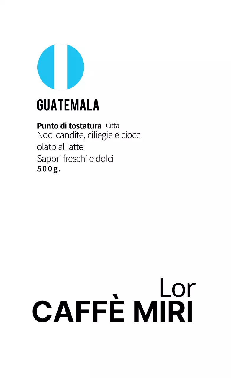 Bandiera bianca etichetta pulita caffè in grani