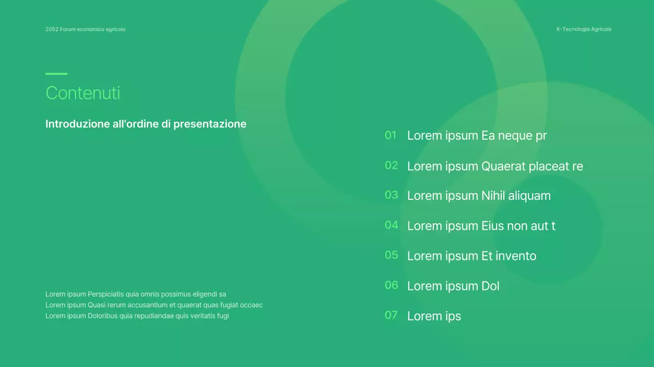 Verde e semplice: presentazioni del seminario del Forum economico Agricoltura e Impresa