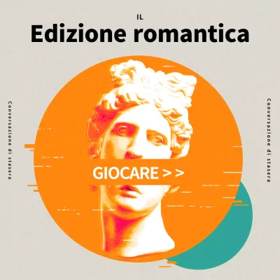 Copertina dell'album arancione verde acqua