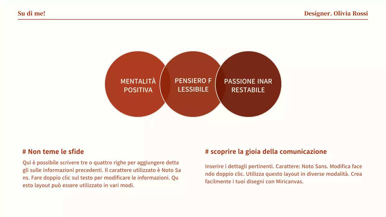 Portafoglio di design a punta circolare di colore rosso