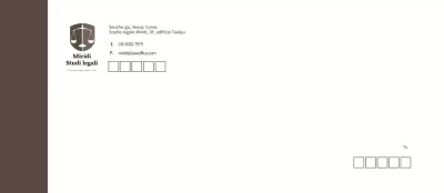 Studio legale aziendale moderno Brown