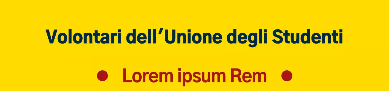 Simbolo di scudo semplice e pulito e combinazione di logo emblema in giallo e blu navy rosso Organizzazione di servizio del governo degli studenti delle scuole superiori