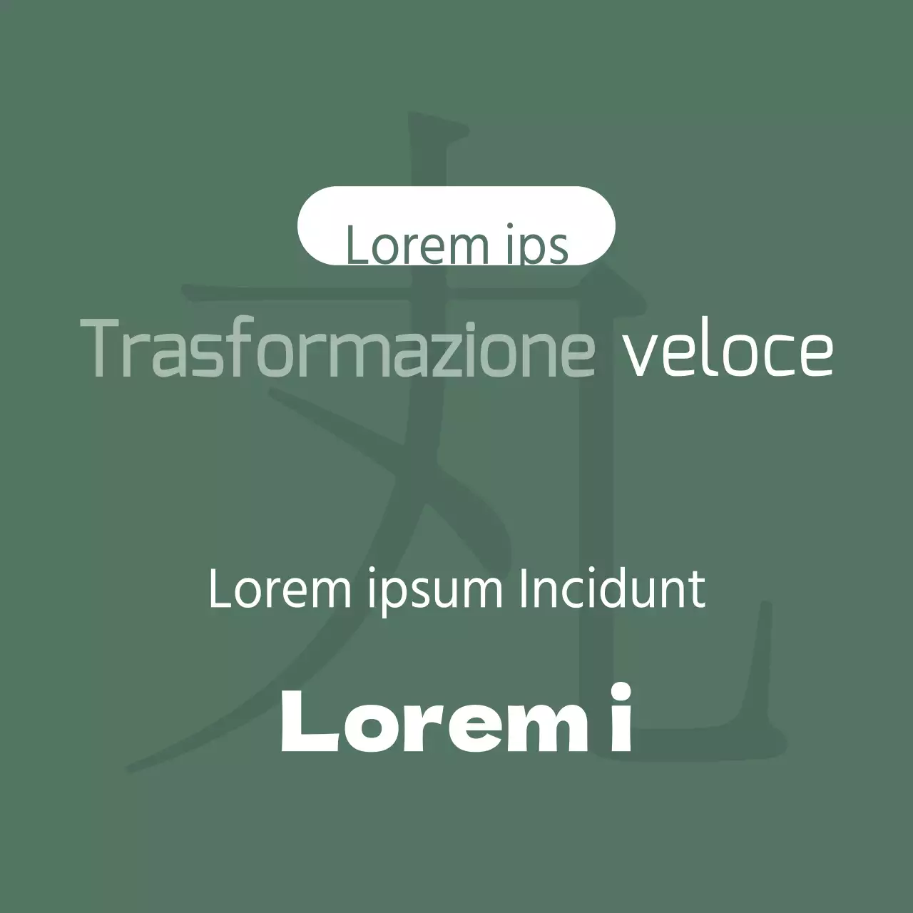 Trasformazione rapida