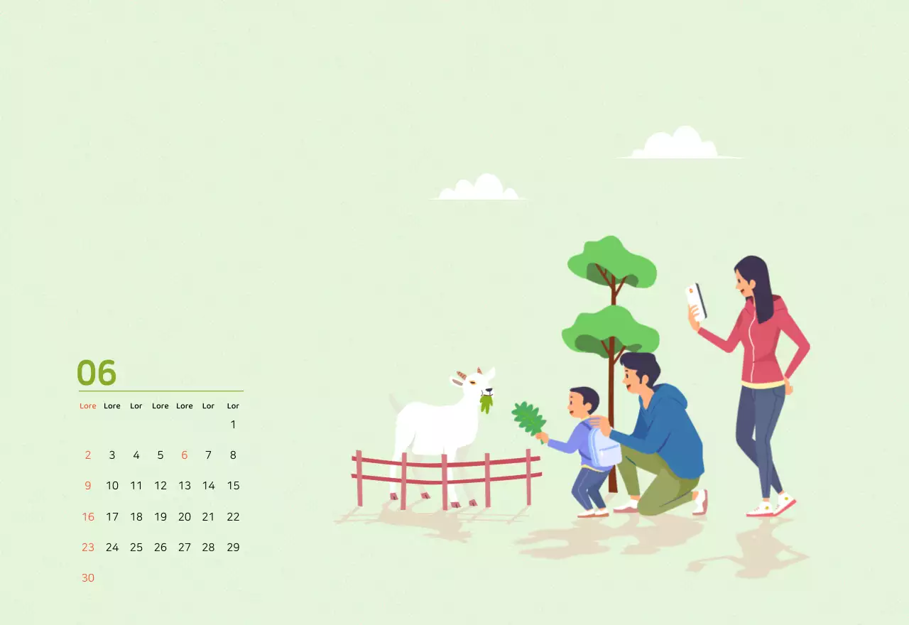 Concetto di illustrazione di famiglia multicolore