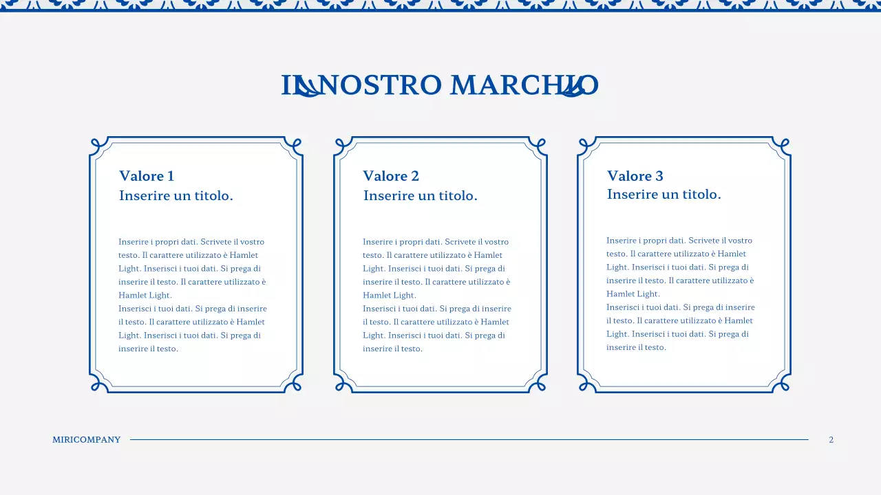 Stile vintage con piastrelle blu