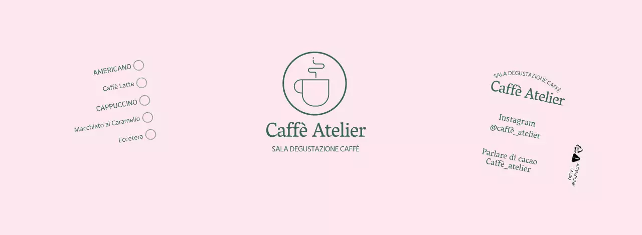 Illustrazione di linea semplice rosa