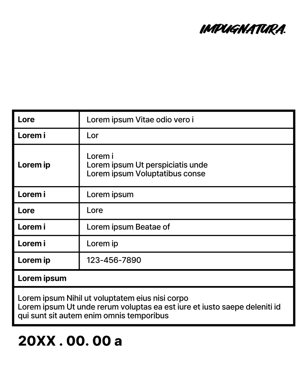 Design con descrizioni dei fagioli accentuate da un testo nero scritto a mano in modo approssimativo.