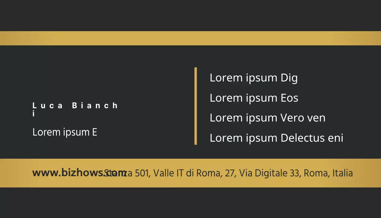 Biglietti da visita aziendali