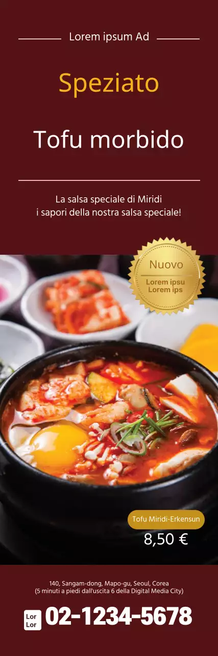 Promuovere il nuovo menu del vostro ristorante di sushi