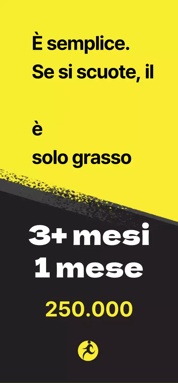 Banner sanitario colorato e accattivante con accenti gialli su sfondo nero