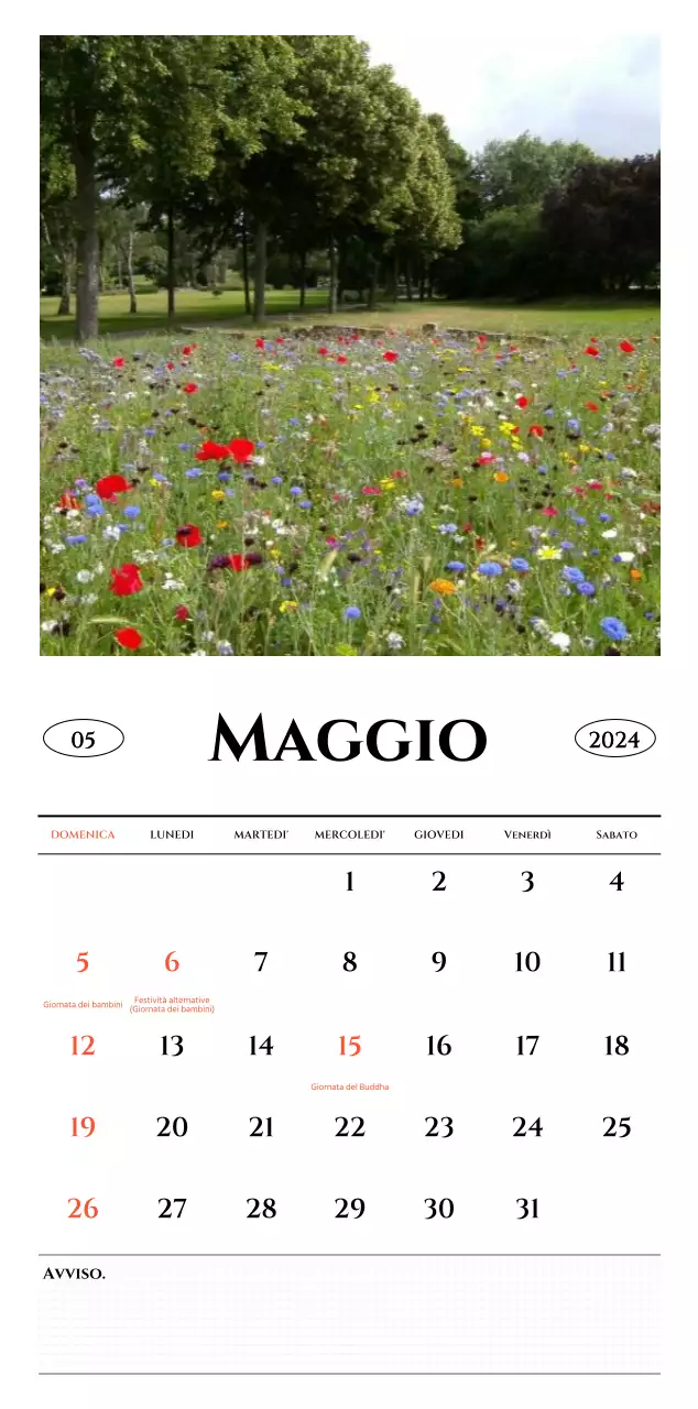 Calendario da parete in stile semplice con concetto di fotografia di viaggio emozionale in bianco e nero
