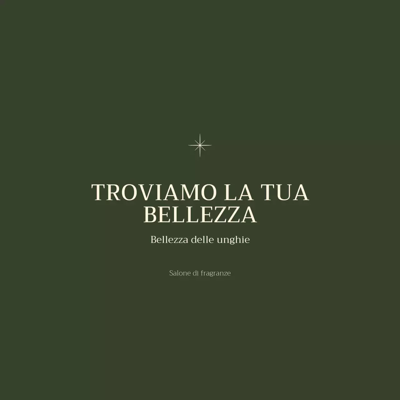 Nail art shop design con frasi semplici e sentimentali