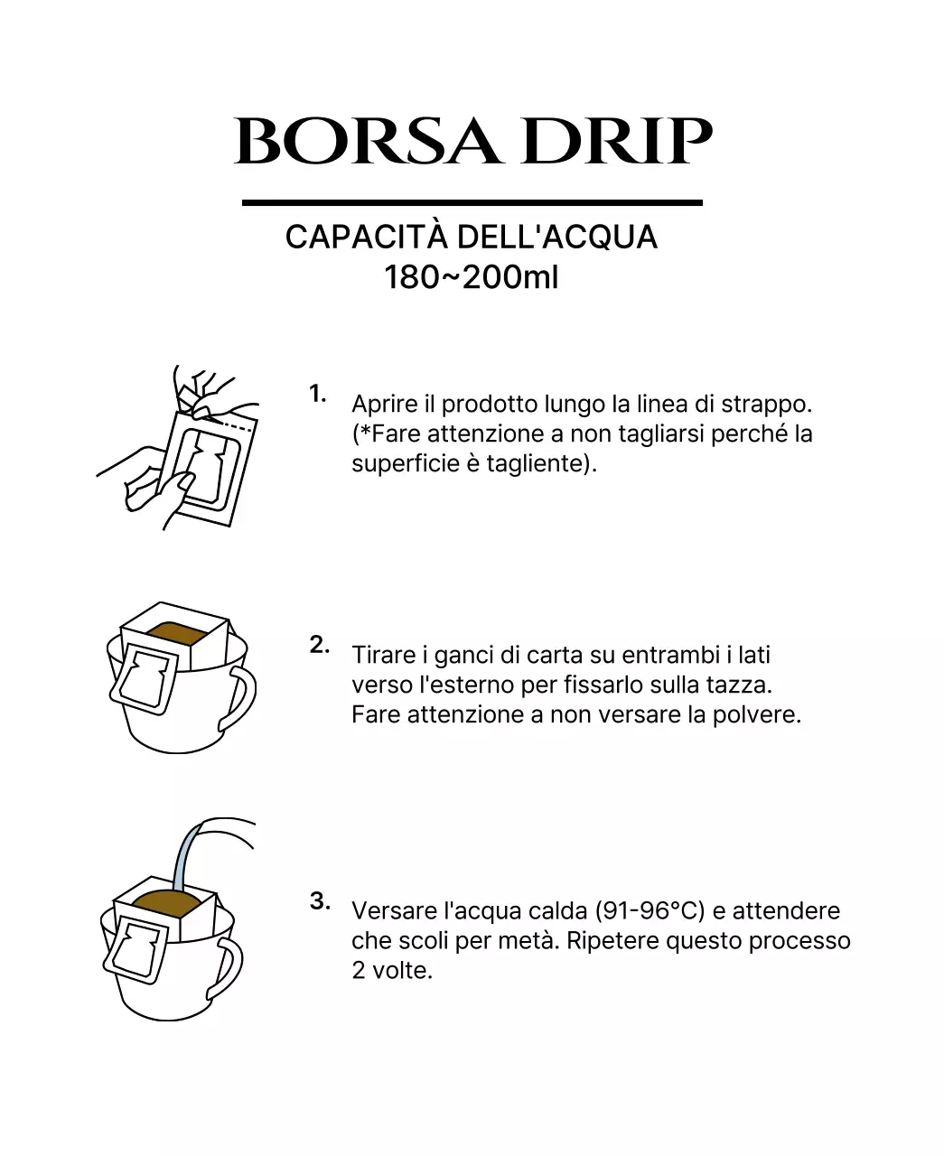 Astuccio con logo del caffè in beige