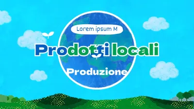 Blu Verde Morbido texture disegnata a mano tema processo di produzione alimentare locale