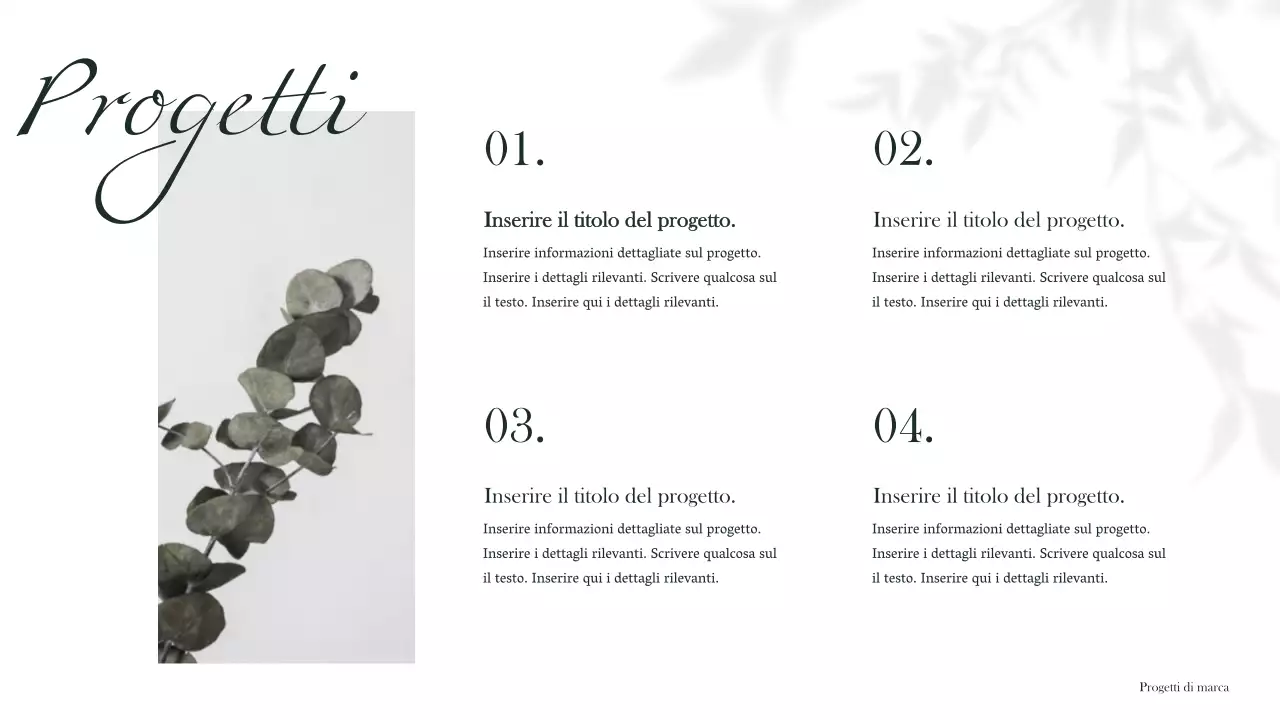 Presentazioni del marchio