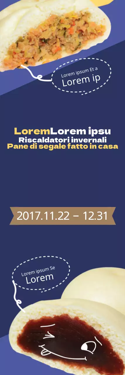 Panino invernale Evento nuovo menu