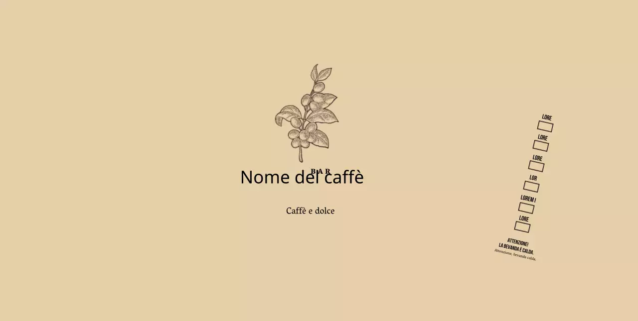 Illustrazione floreale botanica beige