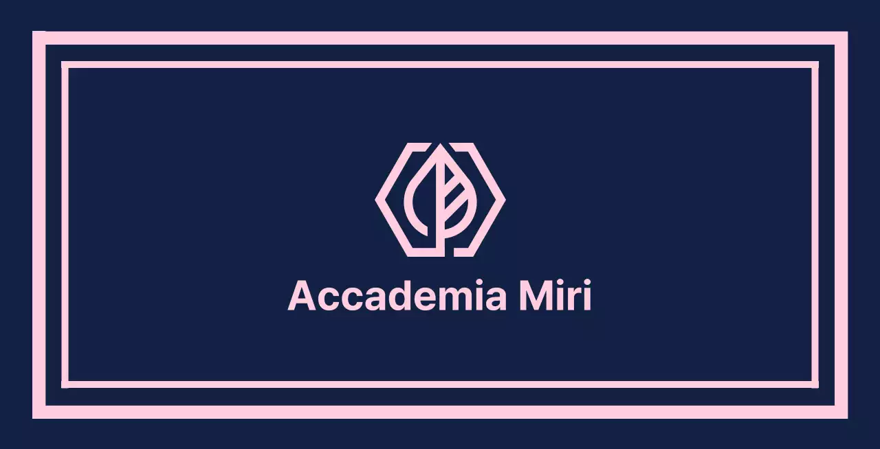 Gakuen Academy Valkyrie su uno sfondo blu navy con una linea di confine rosa