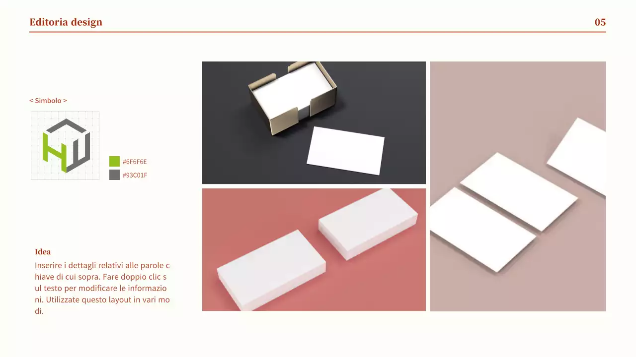 Portafoglio di design a punta circolare di colore rosso