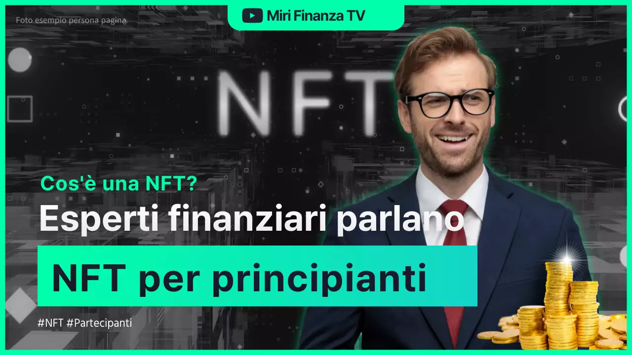Miniatura di YouTube di un primer di NFT color menta e ricco di immagini