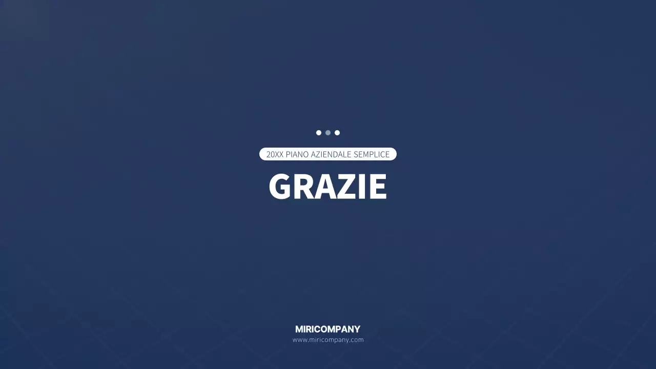 Modello di business plan semplice