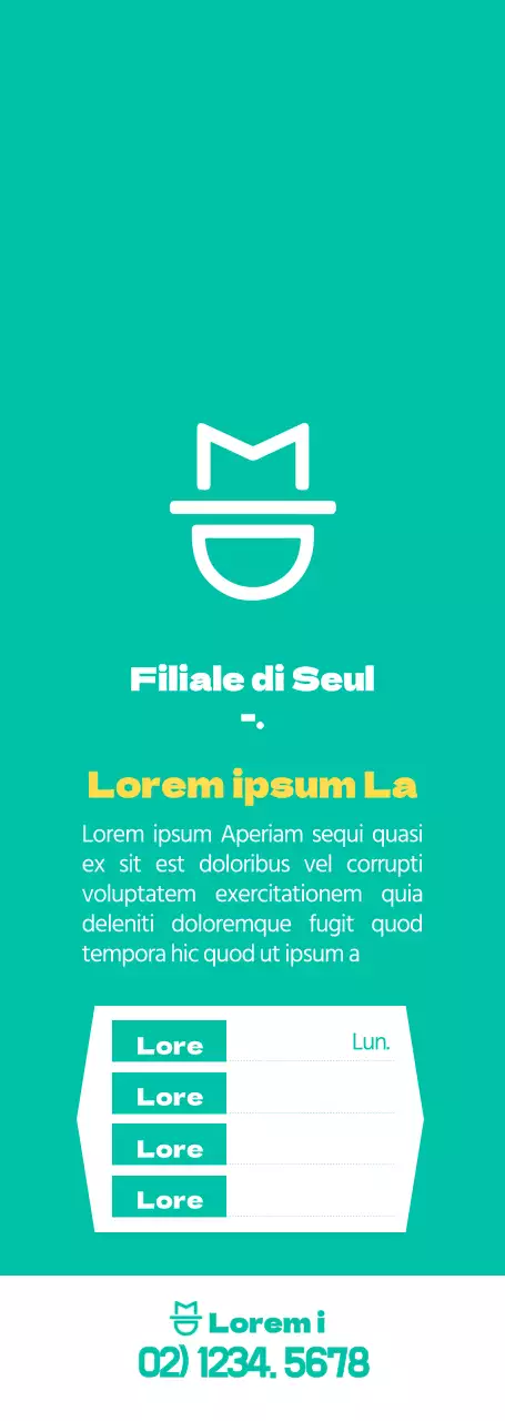 Stile pulito in bianco e menta Istruzioni per la consegna di regali per eventi e offerte per il piano di trasporto