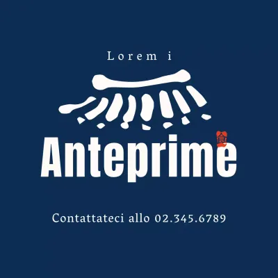 Adesivo per gastronomia blu navy